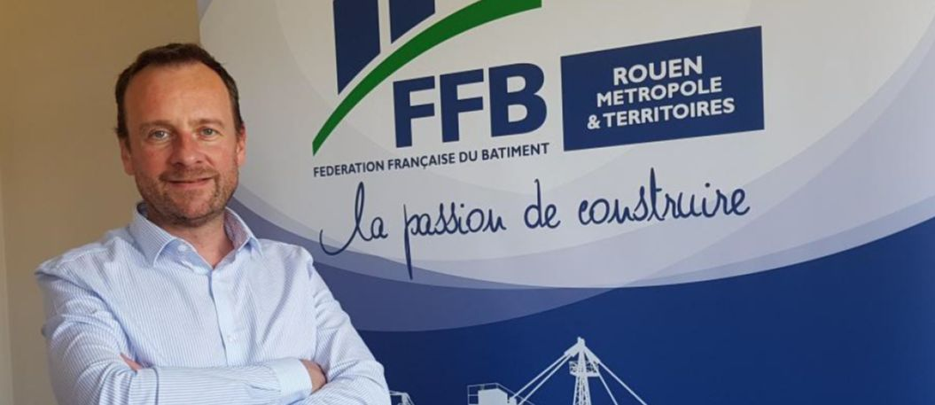 Arnaud Sansaas va prendre la présidence de la FFB Rouen Métropole & Territoires. - Photo Paris-Normandie - Christophe Préteux.