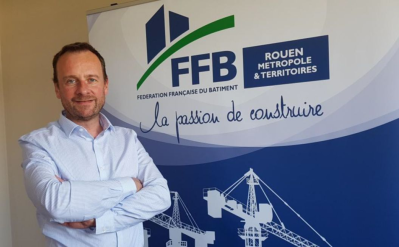 Arnaud Sansaas va prendre la présidence de la FFB Rouen Métropole & Territoires. - Photo Paris-Normandie - Christophe Préteux.